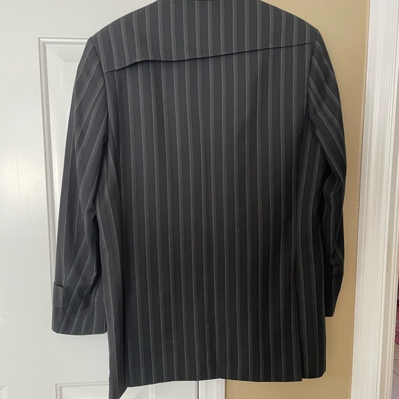 Valentino Red and Tan Striped Jacket - Picture 9 of 9